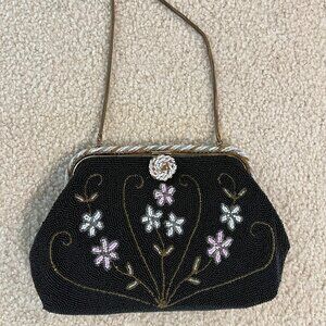 Vintage Beaded Purse Handmade Paris